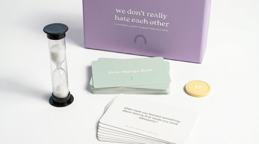 We Don't Really Hate Each Other™ Conversation Game—PREORDER