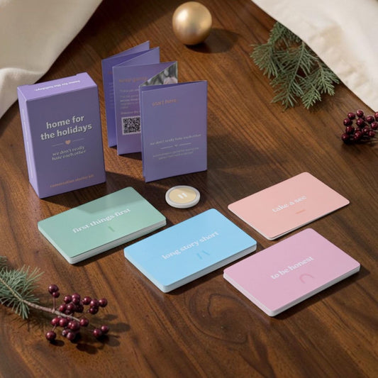 We Don't Really Hate Each Other™ Home for the Holidays Conversation Starter Kit