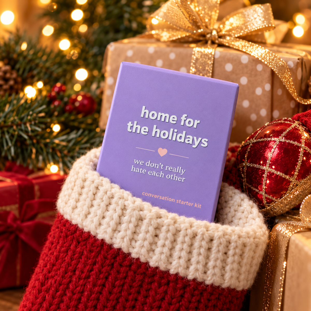 We Don't Really Hate Each Other™ Home for the Holidays Conversation Starter Kit