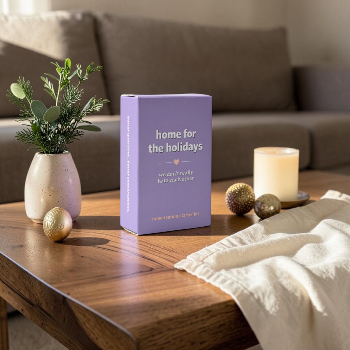We Don't Really Hate Each Other™ Home for the Holidays Conversation Starter Kit