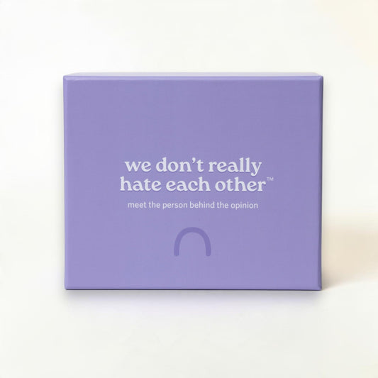 We Don't Really Hate Each Other™ Conversation Game—PREORDER
