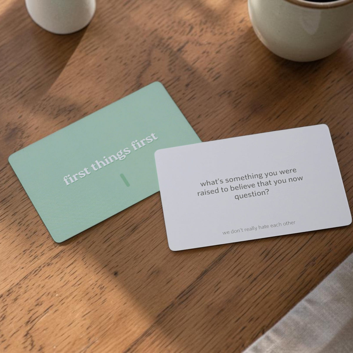 We Don't Really Hate Each Other™ Conversation Game—PREORDER