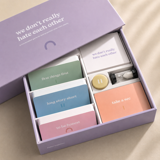 We Don't Really Hate Each Other™ Conversation Game—PREORDER